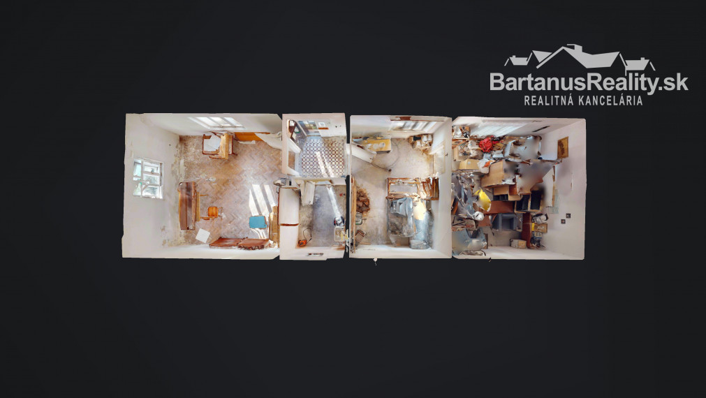 BartanusReality - Na predaj starší rodinný dom s veľkým pozemkom v obci Trenčianske Mitice - Zemianske Mitice.