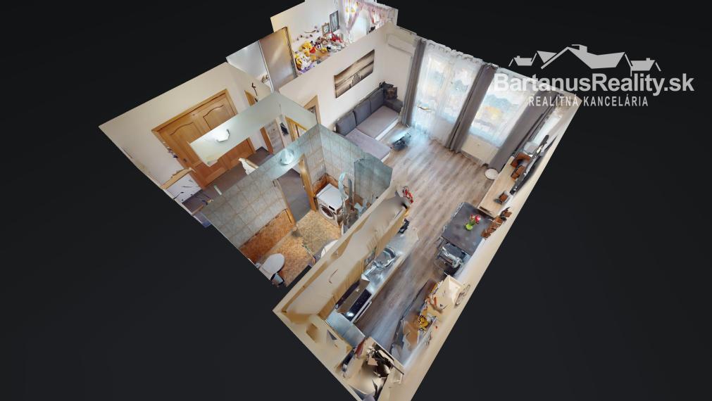 BartanusReality - REZERVOVANÉ Na predaj kompletne zrekonštruovaný, 2 izbový byt v Trenčíne, Juh, K. Šmidkeho.