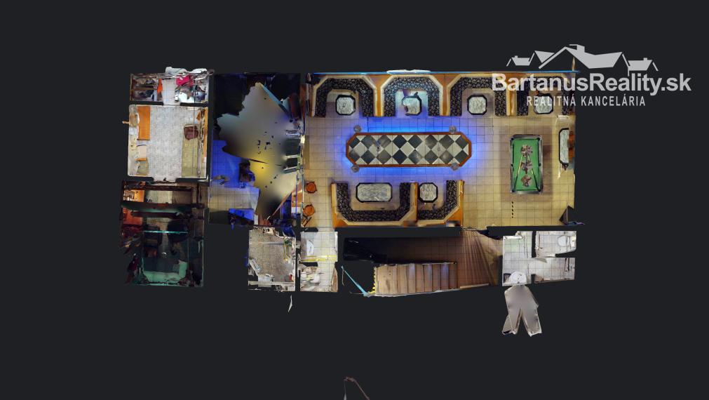 Na prenájom kompletne zariadený nočný bar, bývalý striptízový podnik Black & White, v centre Trenčína