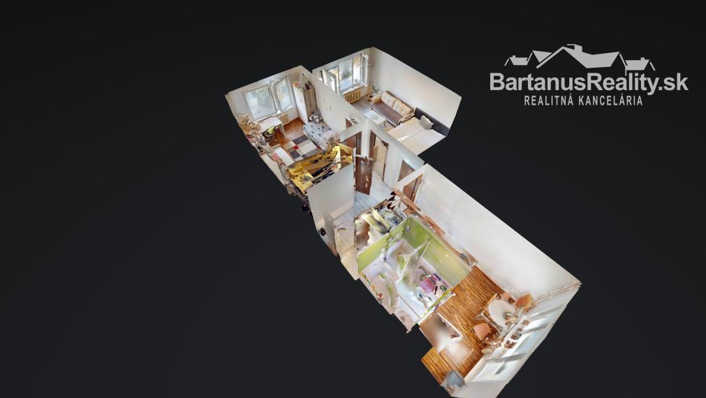 BartanusReality - !!!!! REZERVOVANÝ !!!!! kompletne zrekonštruovaný 2 izbový byt v Dubnici nad Váhom, Centrum I.