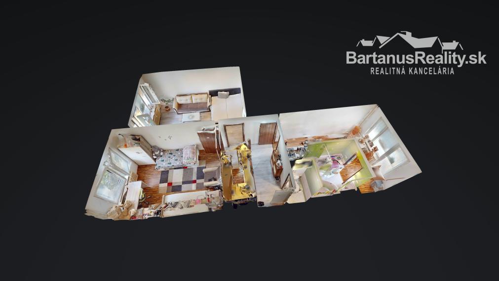 BartanusReality - !!!!! REZERVOVANÝ !!!!! kompletne zrekonštruovaný 2 izbový byt v Dubnici nad Váhom, Centrum I.