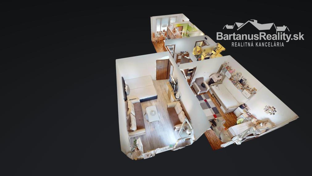 BartanusReality - !!!!! REZERVOVANÝ !!!!! kompletne zrekonštruovaný 2 izbový byt v Dubnici nad Váhom, Centrum I.