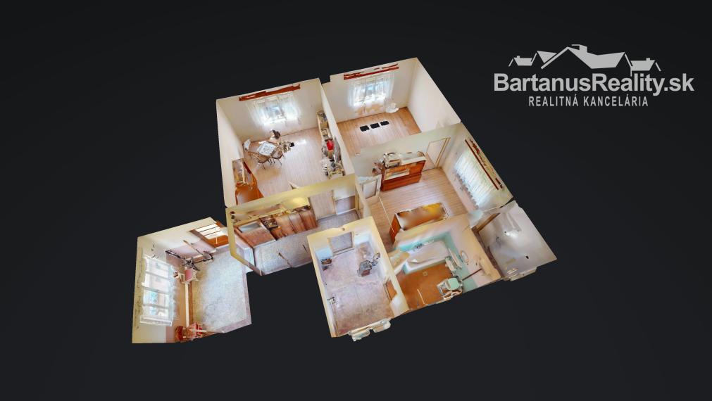 Na predaj starší rodinný dom v obci Horná Súča