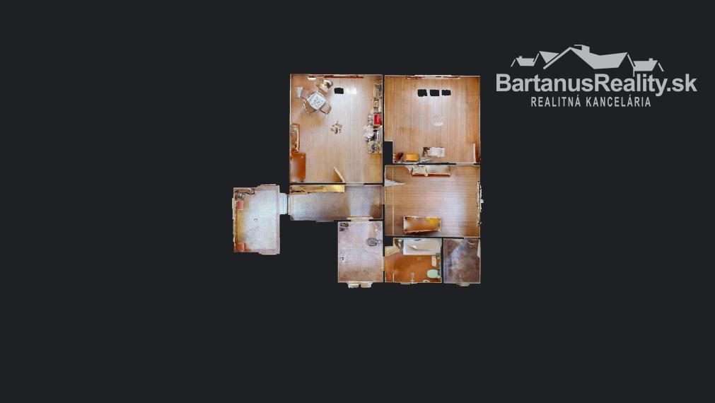 Na predaj starší rodinný dom v obci Horná Súča