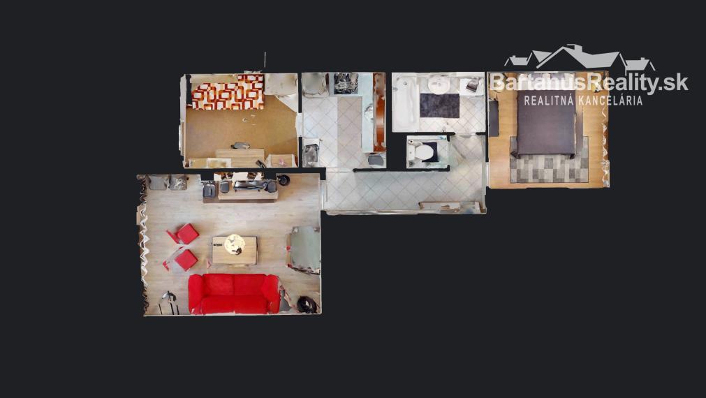 BartanusReality - !!!!! REZERVOVANÉ !!!!!  Na prenájom 3 izbový byt v Trenčianskych Tepliciach, Štvrť SNP.