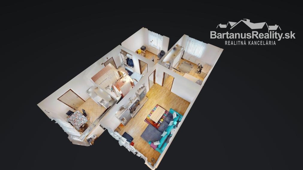 BartanusReality - !!!!! REZERVOVANÉ !!!!! zrekonštruovaný 3 izbový byt v Trenčíne, Sihoť, Sibírska ulica.