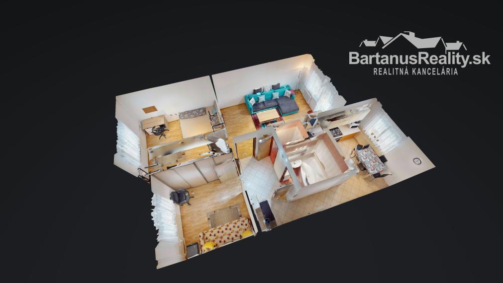 BartanusReality - !!!!! REZERVOVANÉ !!!!! zrekonštruovaný 3 izbový byt v Trenčíne, Sihoť, Sibírska ulica.