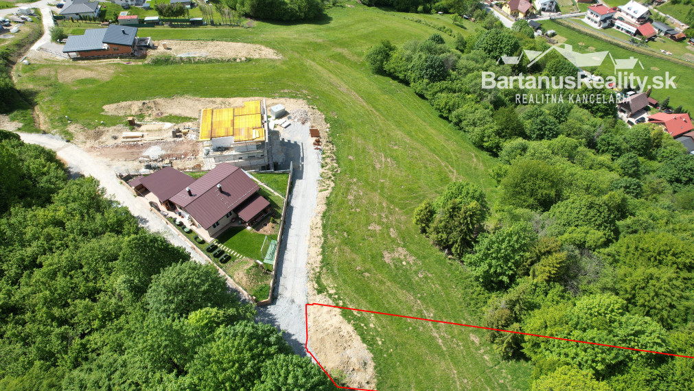 BartanusReality - Na predaj ponúkame krásny pozemok s nádherným výhľadom nad obcou Povina