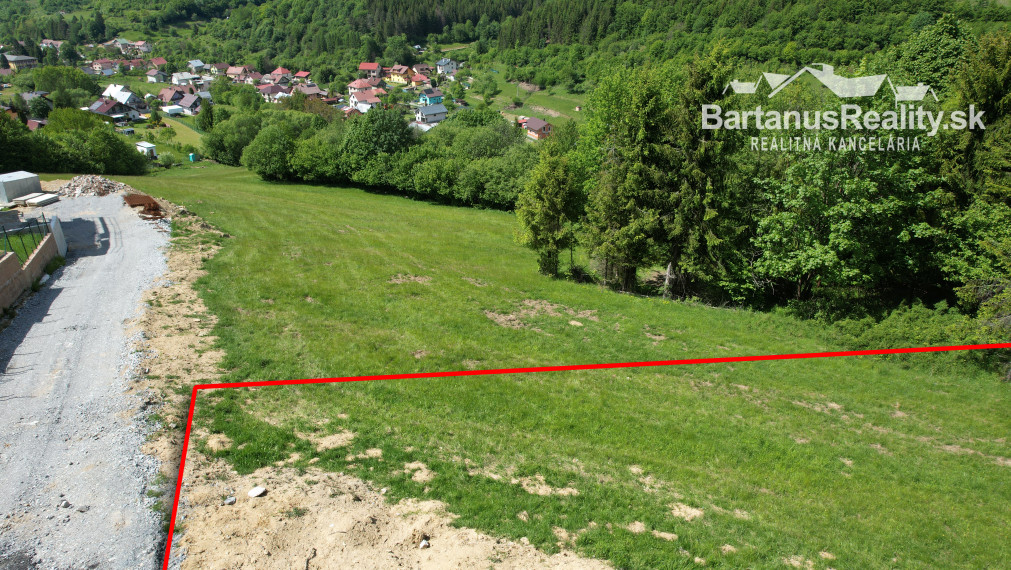 BartanusReality - Na predaj ponúkame krásny pozemok s nádherným výhľadom nad obcou Povina