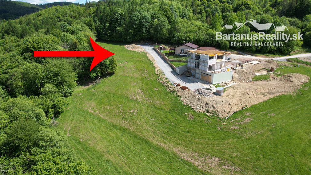 BartanusReality - Na predaj ponúkame krásny pozemok s nádherným výhľadom nad obcou Povina