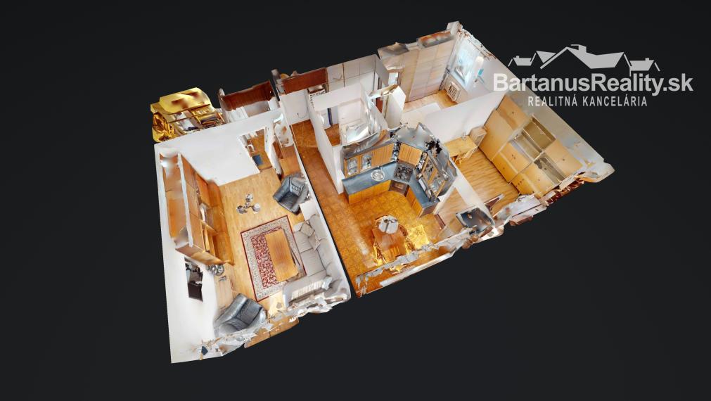 BartanusReality - Na predaj 3-izbový byt priamo v centre mesta Trenčín, ulica Horný Šianec.