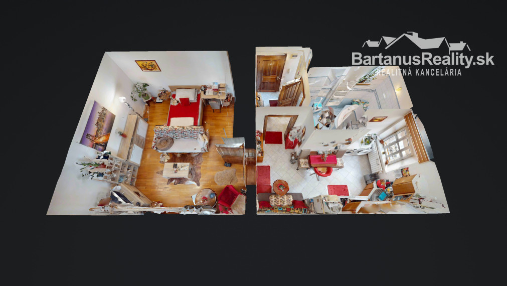 BartanusReality - Na predaj 1-izbový byt s vlastným kúrením a parkoviskom v Trenčíne na ul. M.R.Štefánika.