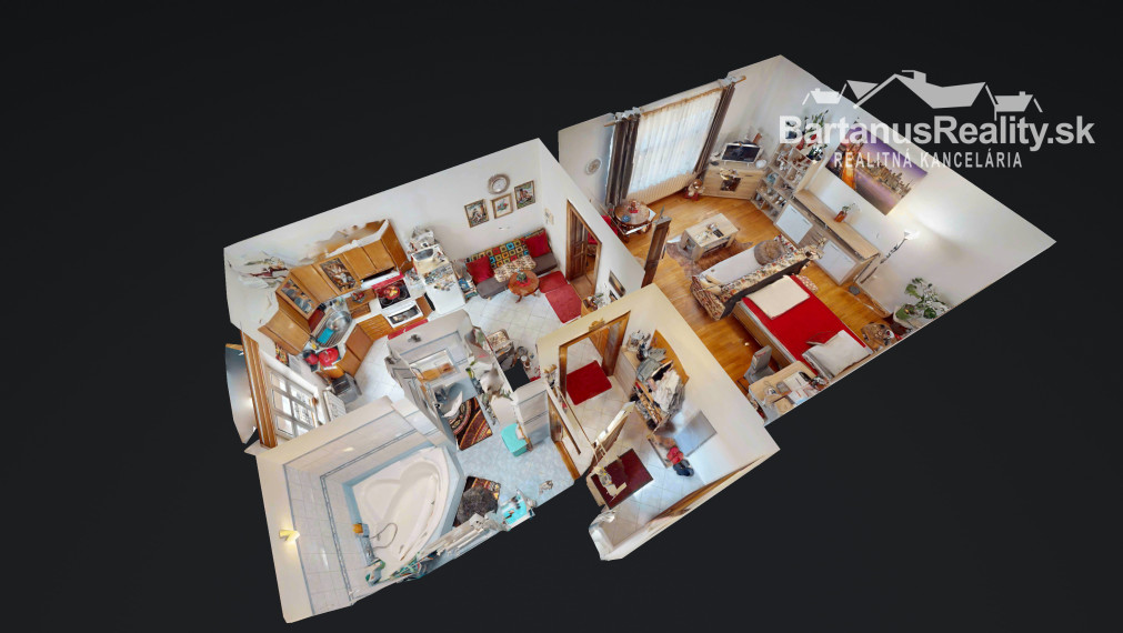 BartanusReality - Na predaj 1-izbový byt s vlastným kúrením a parkoviskom v Trenčíne na ul. M.R.Štefánika.