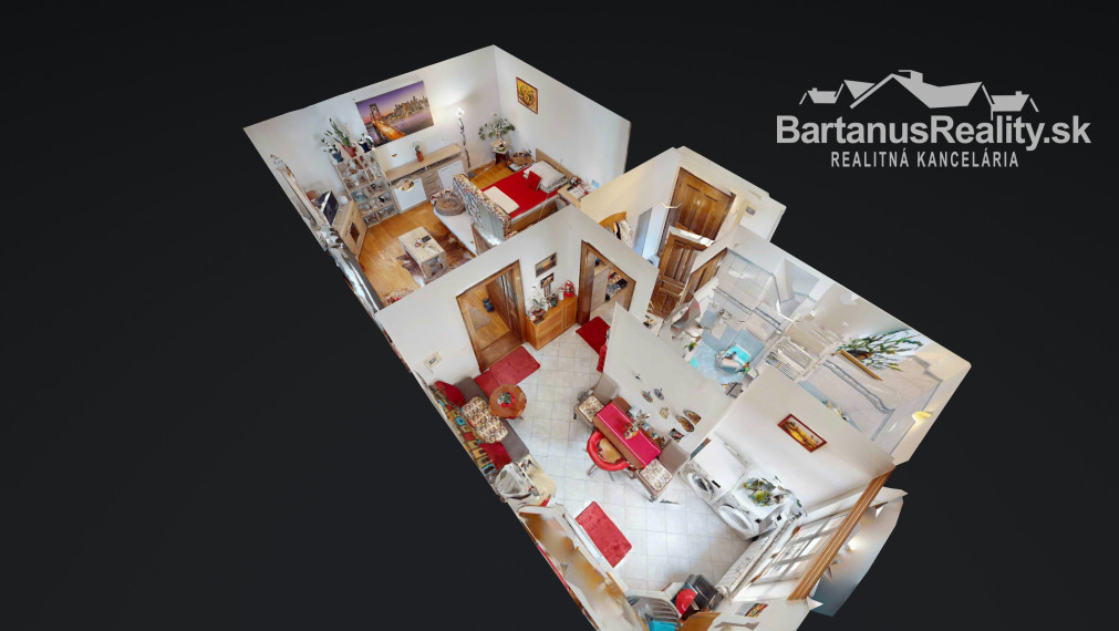 BartanusReality - Na predaj 1-izbový byt s vlastným kúrením a parkoviskom v Trenčíne na ul. M.R.Štefánika.