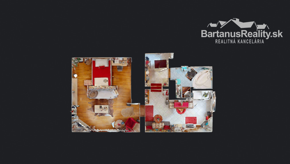 BartanusReality - Na predaj 1-izbový byt s vlastným kúrením a parkoviskom v Trenčíne na ul. M.R.Štefánika.