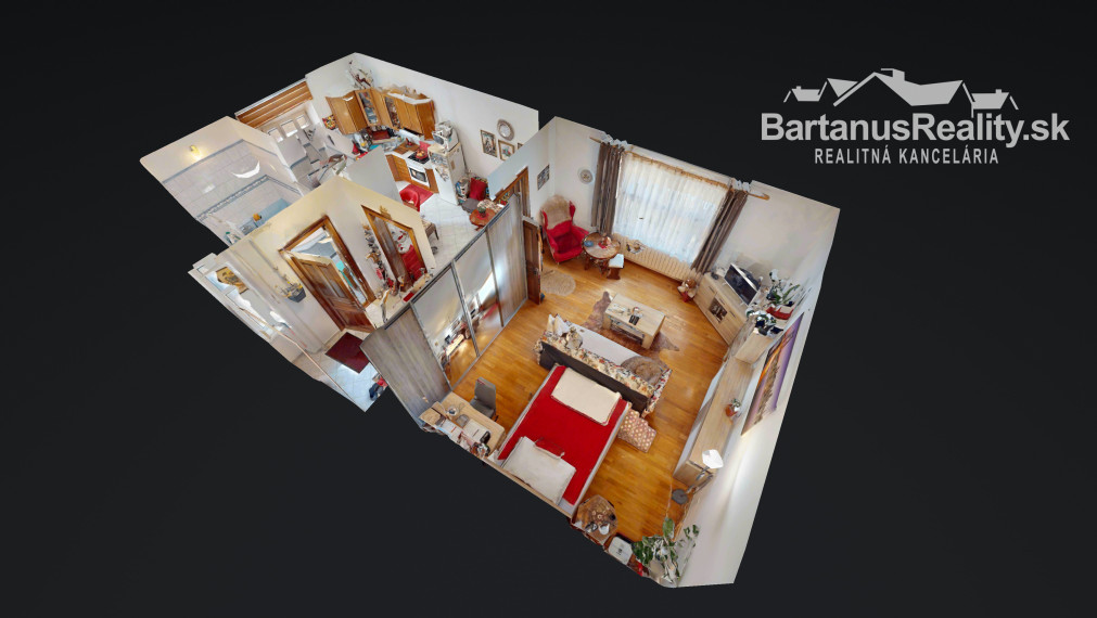 BartanusReality - Na predaj 1-izbový byt s vlastným kúrením a parkoviskom v Trenčíne na ul. M.R.Štefánika.