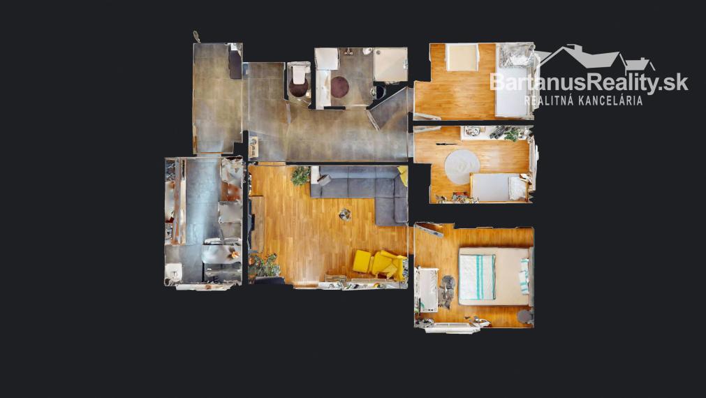 BartanusReality - !!!!! REZERVOVANÝ !!!!!  zrekonštruovaný 4 izbový byt v Trenčíne, Žilinská ulica.