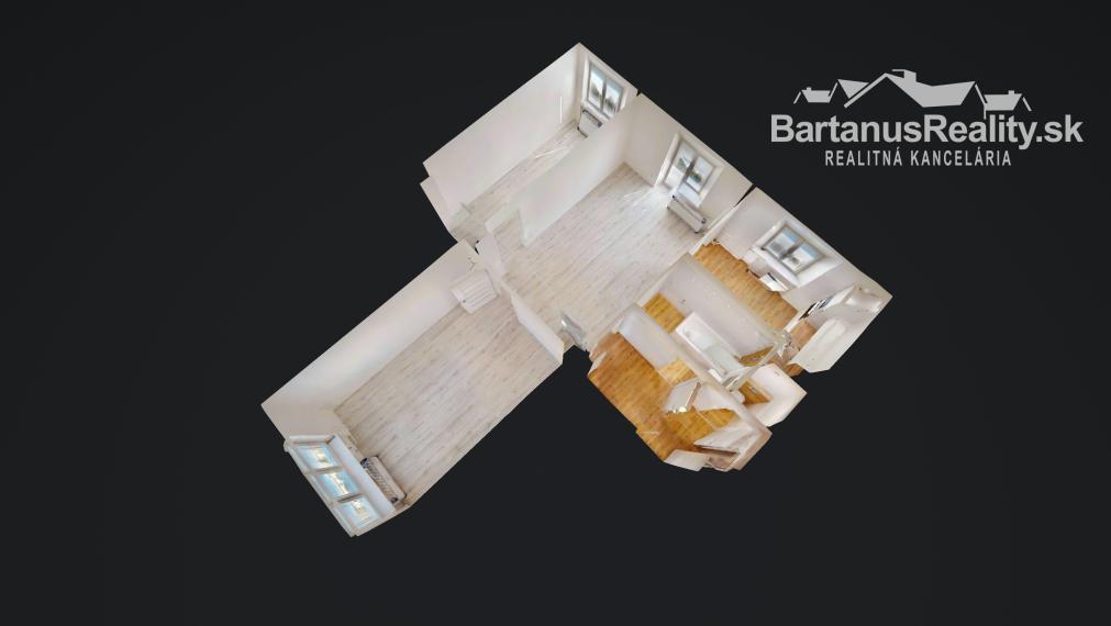 BartanusReality - Na predaj kompletne zrekoštruovaný 3 izbový byt v Novej Dubnici, P.O. Hviezdoslava.