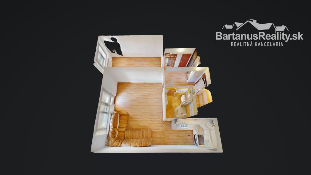 BartanusReality - !!!!! REZERVOVANÝ !!!!! zaujímavý 2 izbový byt v Trenčíne, Juh, Bazovského ulica.