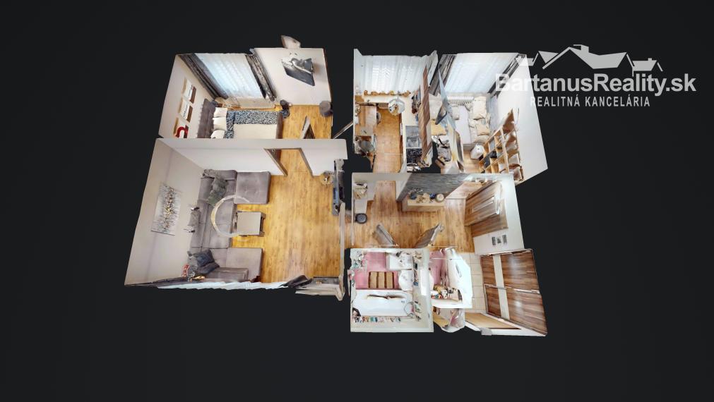 BartanusReality - Na predaj krásny, kompletne zrekonštruovaný 3 izbový byt v Trenčíne, Juh, Jána Halašu. ZNÍŽENÁ CENA!!!