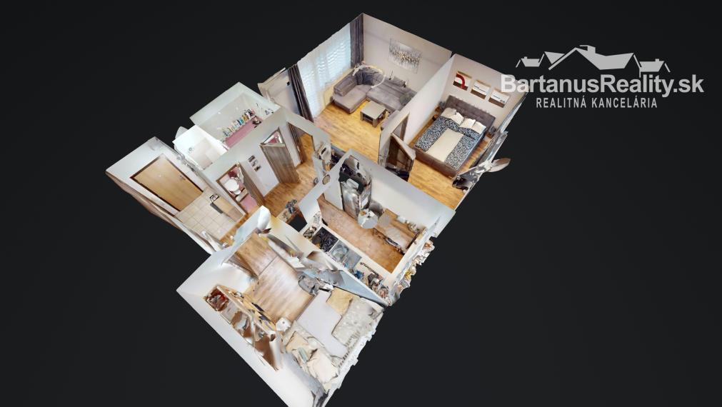 BartanusReality - Na predaj krásny, kompletne zrekonštruovaný 3 izbový byt v Trenčíne, Juh, Jána Halašu. ZNÍŽENÁ CENA!!!