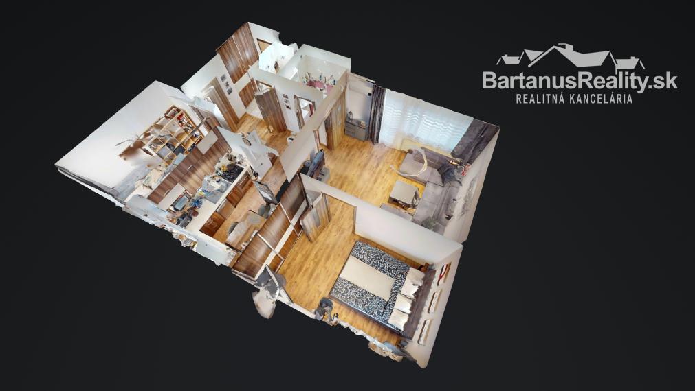 BartanusReality - Na predaj krásny, kompletne zrekonštruovaný 3 izbový byt v Trenčíne, Juh, Jána Halašu. ZNÍŽENÁ CENA!!!