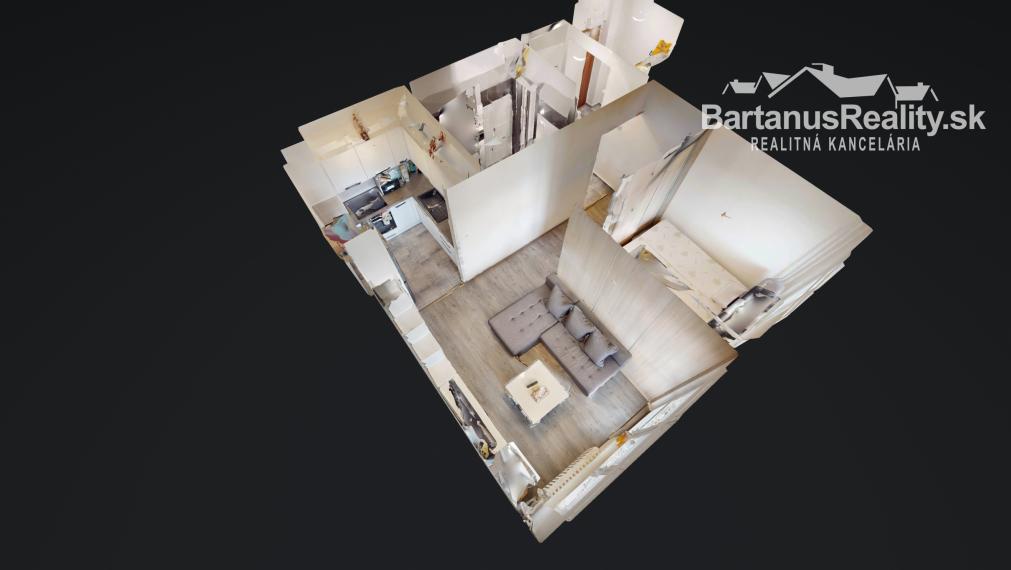 BartanusReality - Na prenájom kompletne zrekonštruovaný 1 izbový byt v Trenčíne, Pred poľom.