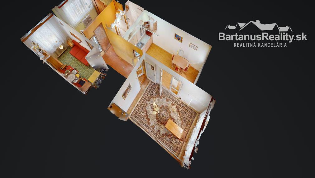 Na predaj 3-izbový byt v Trenčíne, časť Sihoť II, ul. Gagarinova o rozlohe 61 m.