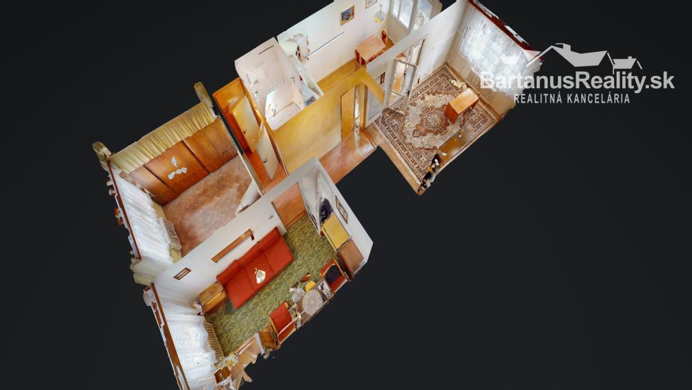 Na predaj 3-izbový byt v Trenčíne, časť Sihoť II, ul. Gagarinova o rozlohe 61 m.