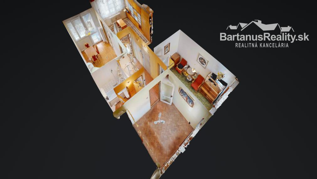 Na predaj 3-izbový byt v Trenčíne, časť Sihoť II, ul. Gagarinova o rozlohe 61 m.