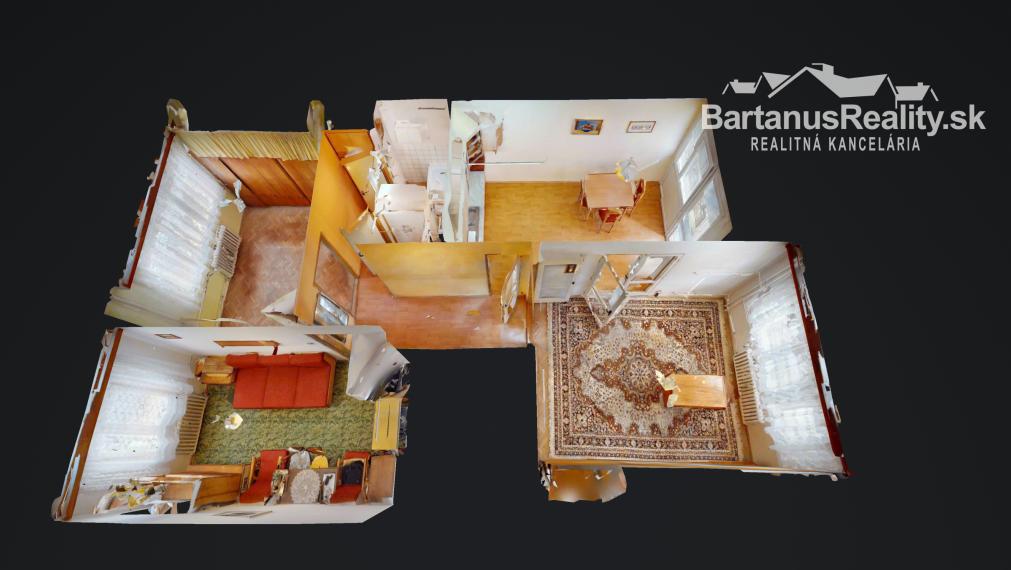 Na predaj 3-izbový byt v Trenčíne, časť Sihoť II, ul. Gagarinova o rozlohe 61 m.