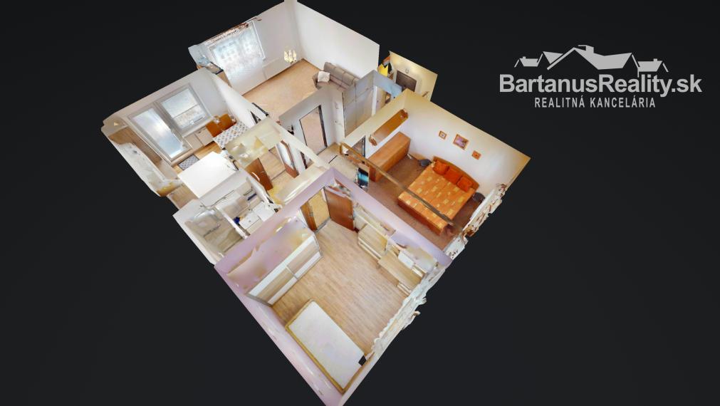 Na prenájom kompletne zariadený 3 izbový byt v Trenčíne, Juh, Halalovka.