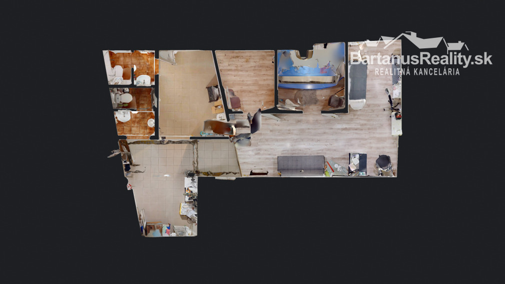 BartanusReality - nebytový priestor priamo v centre Trenčína o rozlohe 72 m2,
