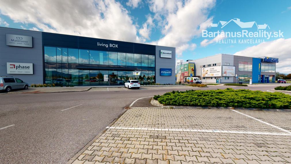 BartanusReality - Na prenájom atraktívne obchodné priestory o rozlohe 375 m2 v budove LIVING BOX v Trenčíne