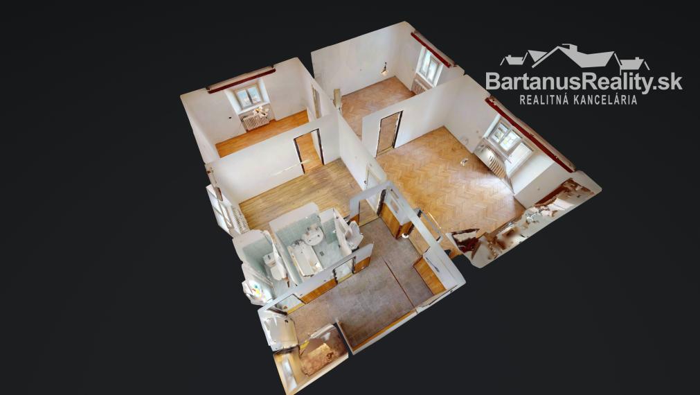 BartanusReality - Na predaj 3-izbový byt o rozlohe 85 m2 v Trenčíne, ulica Inovecká.