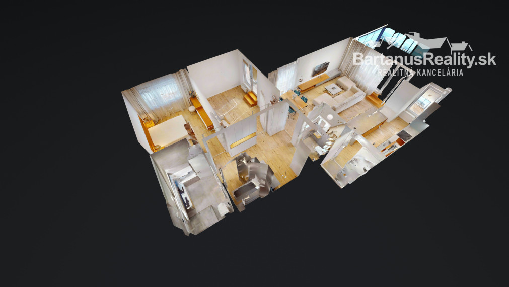BartanusReality - Na predaj nadštandardný 3-izbový byt o rozlohe 93 m2 s terasou 73 m2 v Trenčíne, sídlisko JUH, ul. Liptovská
