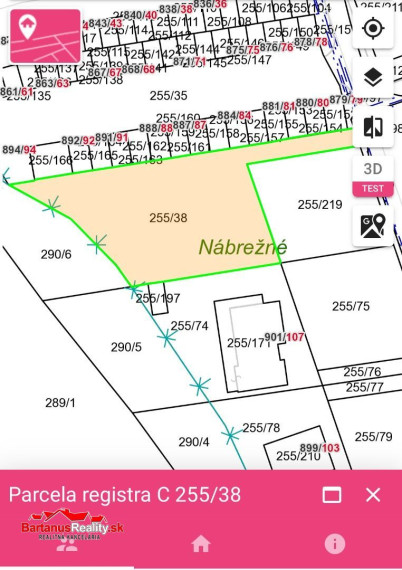 BartanusReality - Ponúkame na predaj zaujímavý pozemok na hranici mesta Partizánske s Malými Uhercami, časť Pod Hôrkou.